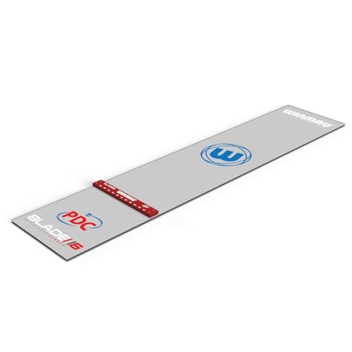 Winmau | Clear Zone Precision PVC Dart Matte mit Integrated Oche 