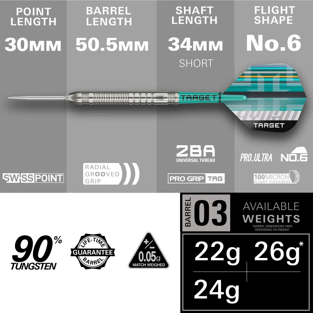 190656 - HYDRO 90� 03 22G SP - STEEL TIP - RANGE DART - PT01.webp