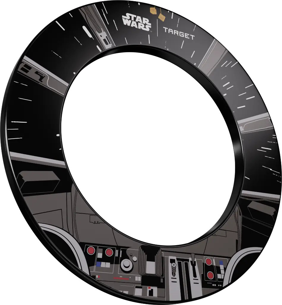 440180 MILLENNIUM FALCON SURROUND AND BOARD BUNDLE 2025_SURROUND_DYNAMIC_01_DartShopZuerich_Dart4You.webp