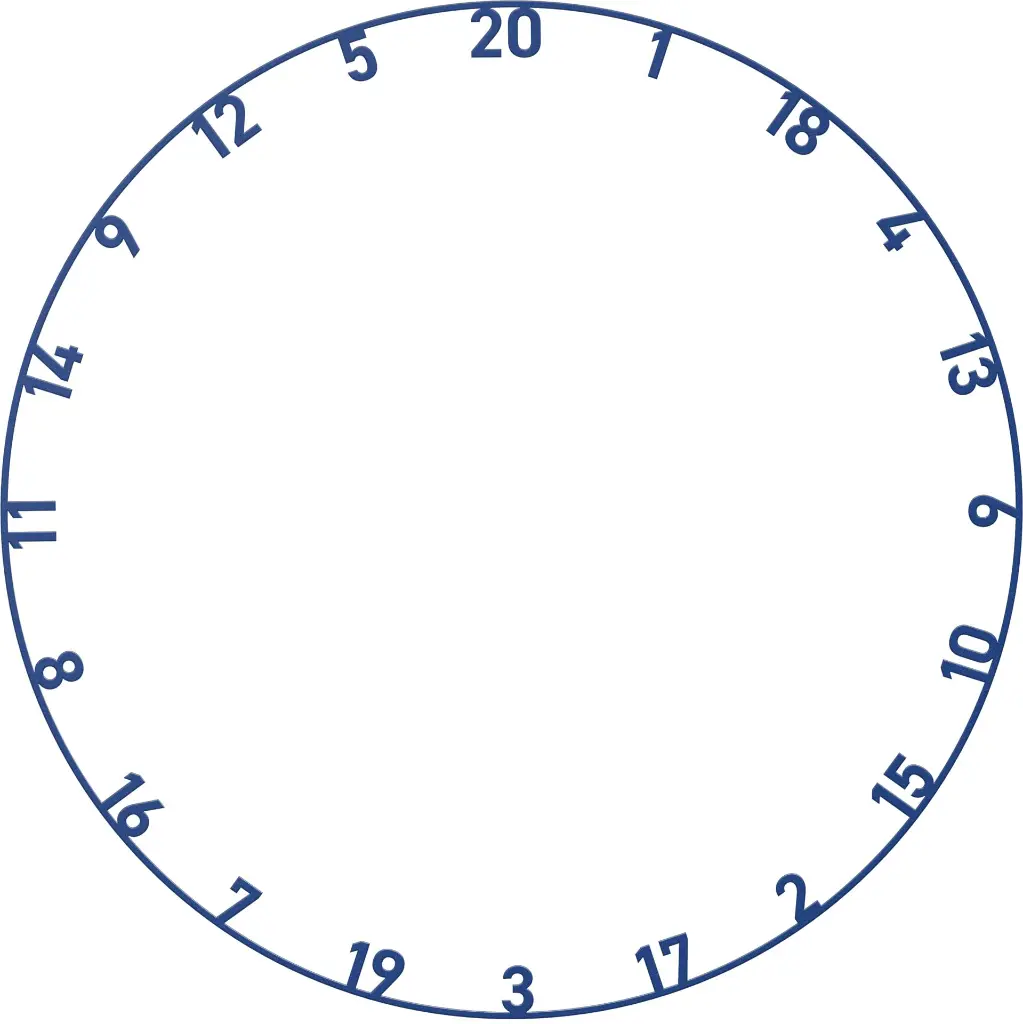 Bulls Colorful Number Ring Set Blue.webp