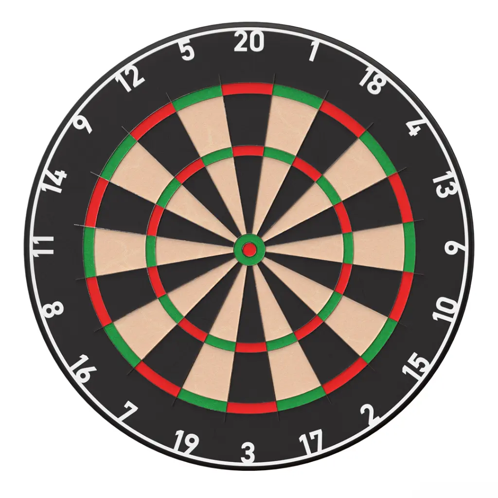 Bulls Number Ring - White on board 2_DartShopZuerich_Dart4You.webp