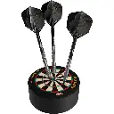 Bull's Mini Dartboard Dartholder With Dart.webp