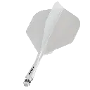 8778 Fusion Integrated Flight & Shaft Short White2.webp