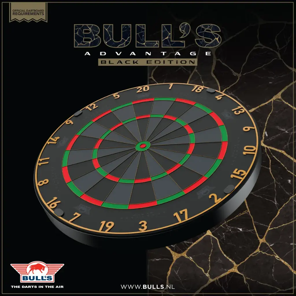 Bull's | Advantage Black Professional Dartboard