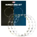 Bull's | Metal Number Ring Set 3pcs